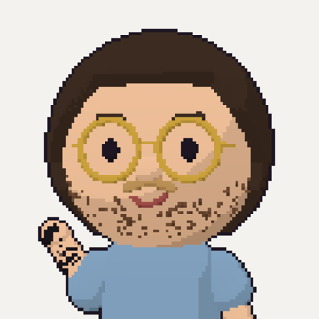 enzo carrieri, pixel-art portrait
